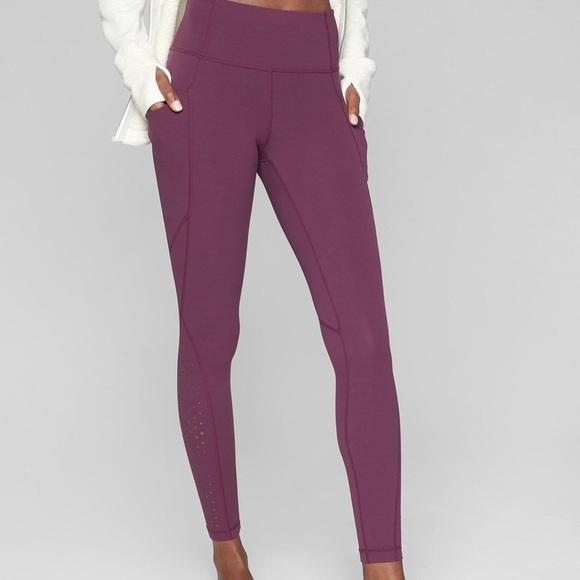 Athleta Laser Cut Salutation Tight 